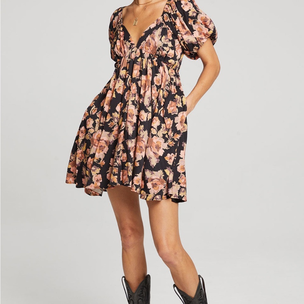 Saltwater LUXE Amelie Mini Dress, Floral Dress